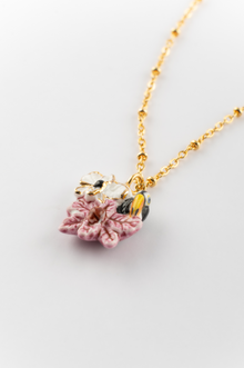  Orchids & Toucan Necklace - Sawadee