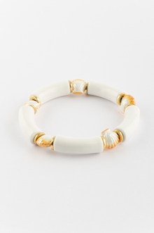  Shell White Beads Bracelet