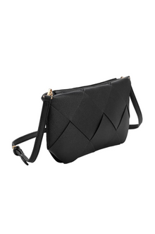  Connie Black Recycled Vegan Crossbody Bag