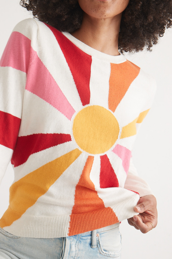 Exploded Sun Icon Sweater