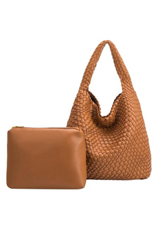  Johanna Saddle Recycled Vegan Shoulder Bag