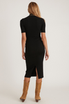 Lexi Rib Mock Neck Dress