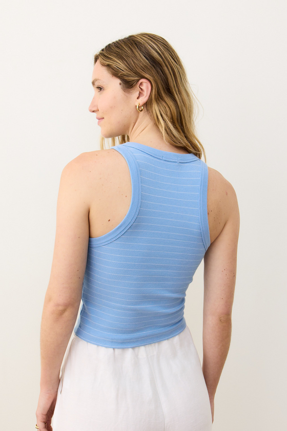 Lexi Rib Sun In High Neck Tank