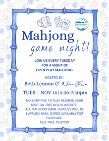  NOV 18TH: Mahjong Open Play Ticket