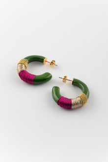  Green Ethnic Earrings