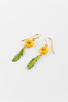  Dandelion & Leaf Earrings