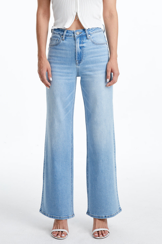 High Rise Straight Leg Jeans