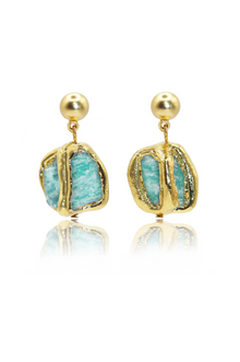  Amazonite Drop Earrings