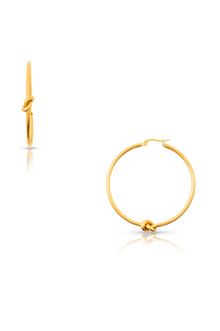  Kai Knotted Hoop Earring