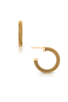  Wynn Mesh Hoop Earring