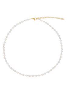  Sheena Dainty Pearl Choker Necklace