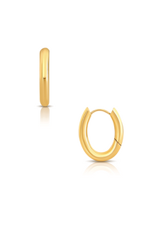  Jolie Oval Hoop Earring