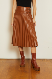  Hendrix Vegan Leather Skirt