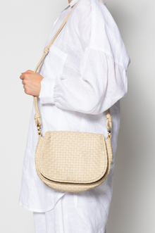  Delphine Woven Saddle Bag