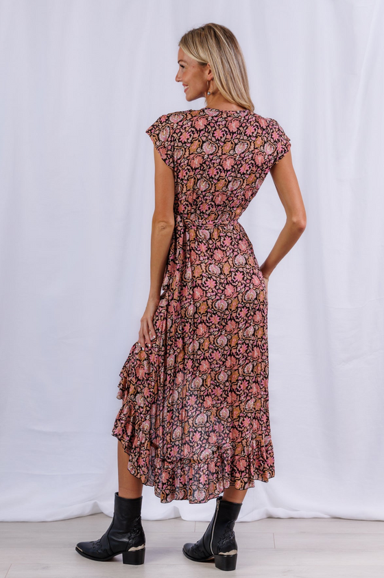 Havana Maxi Wrap Dress