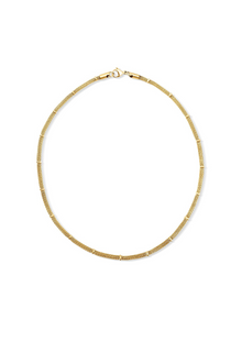  Cosette Beaded Round Mesh Chain Necklace