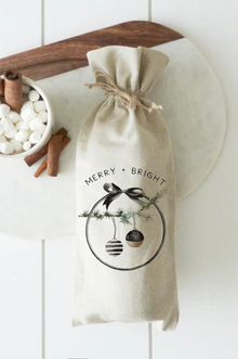  Merry & Bright Wine Bag