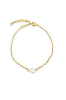  Shayla Dainty Pearl Chain Bracelet