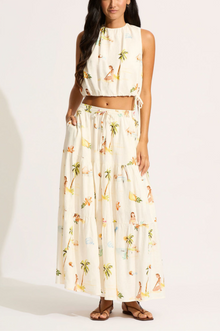  Tiered Maxi Skirt