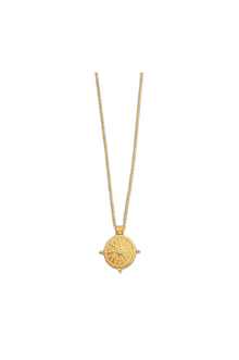  Beckett Sun Disc Pendant Necklace