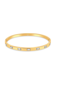  Elena Baguette Bangle Bracelet