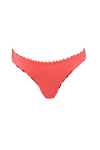 Coral Leafy Sublimity Bikini Bottom