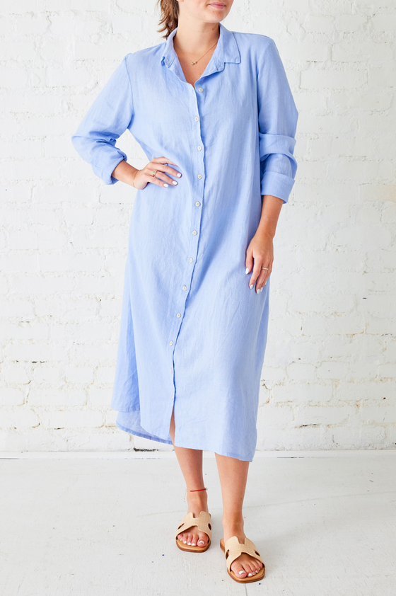 Hermosa Linen Shirt Dress