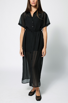  Chiffon Shirt Dress