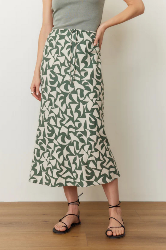 Avery Hemp Midi Skirt