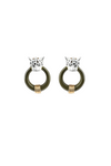 Bitting White Leopard Loop Earring