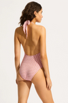 Ring Front Halter One Piece