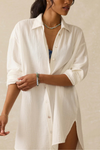 Dune Cotton Gauze Haze Shirtdress