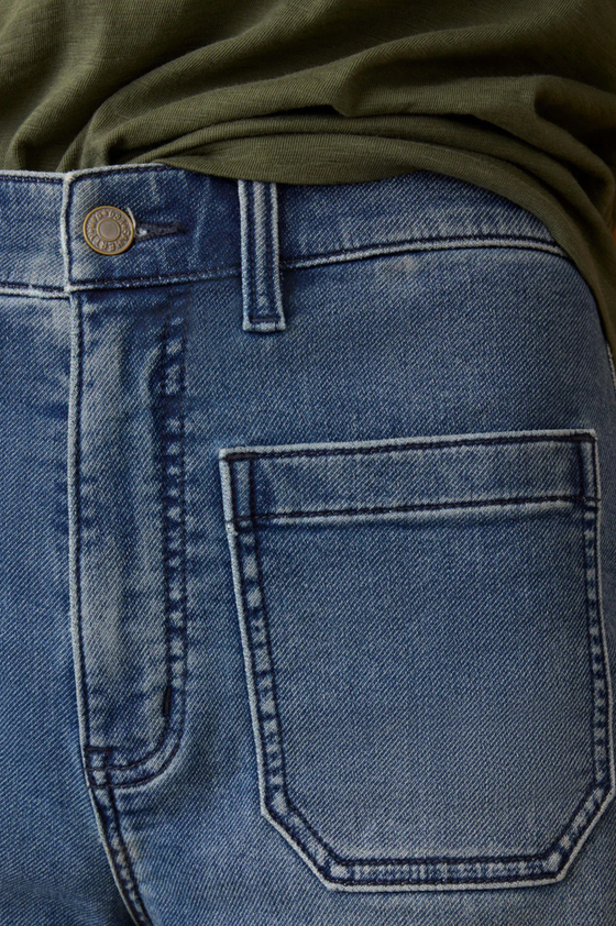 Stretch Terry Patch Pocket Short