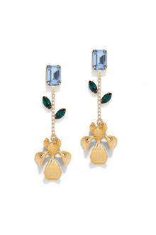  Iris Blue Earrings