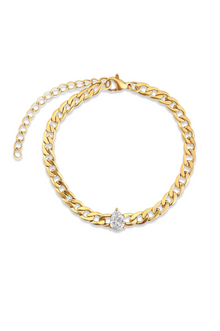  Skylar Pear Chain Bracelet