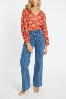  Miki Rust Ginko Breeze Top
