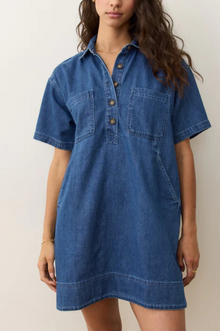  Liza Denim Mini Dress