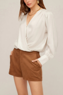  Ines Drape Front Top