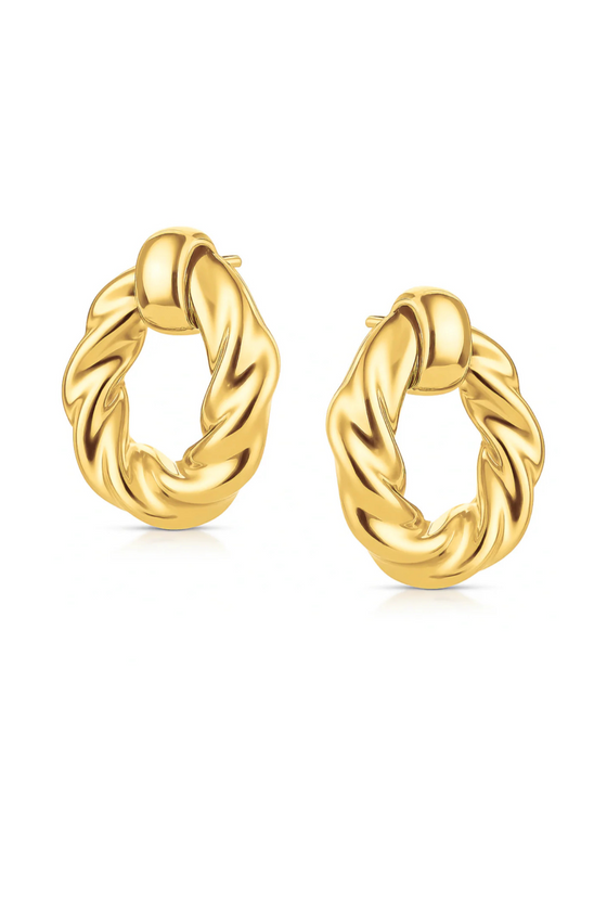 Colter Twist Knocker Earring
