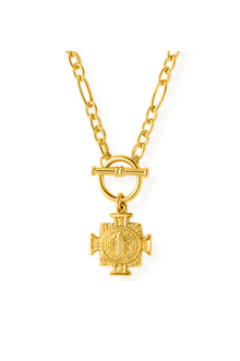  Zayn Toggle Chain Cross Necklace