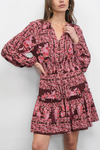 Ringo Long Sleeve Smocked Mini Dress