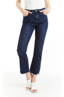  High Rise Ankle Crop Flare