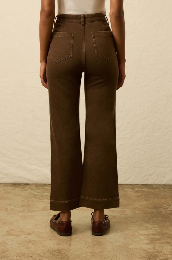 Stretch Terry Patch Pocket Ankle Pant