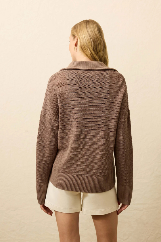 Miramar Linen Quarter Zip