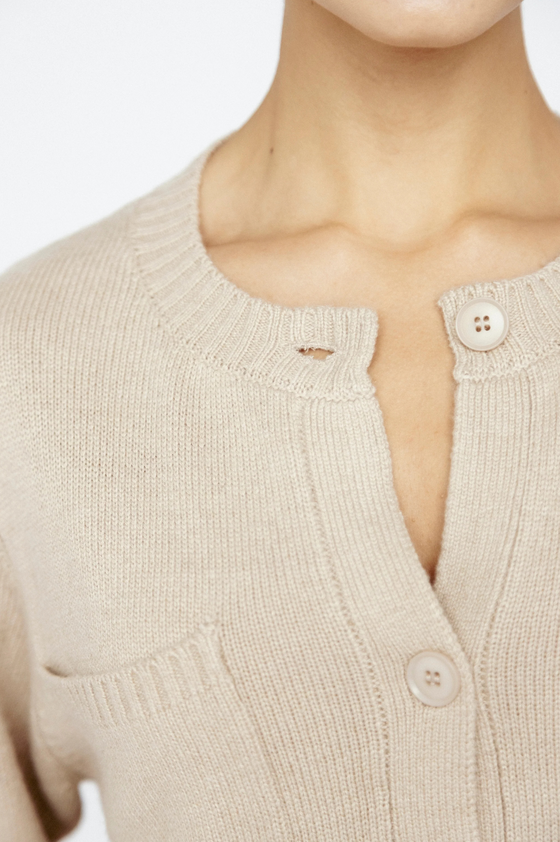 Cashmere Blend Button Down Sweater