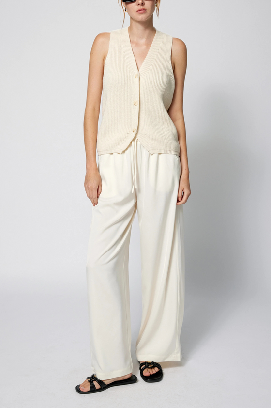 Satin Drawstring Pant