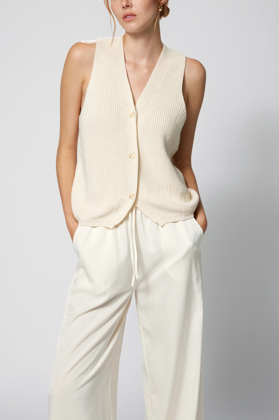 Satin Drawstring Pant