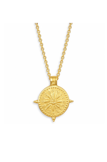  Beckett Sun Disc Pendant Necklace