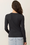 Lexi Rib Sun-In Longsleeve Crew Tee