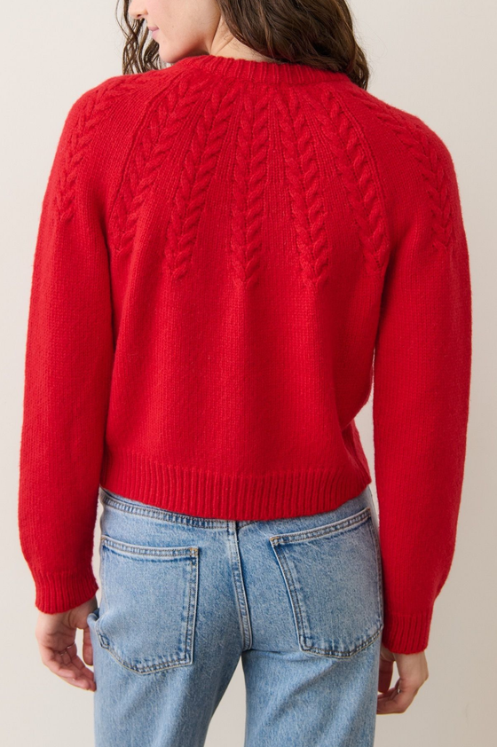 Everly Cable Knit Cardigan